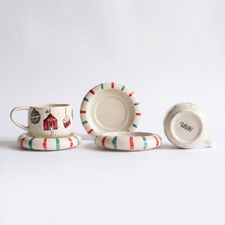 Signature Cup and saucer ( Little Circus ) ( 300 ml )