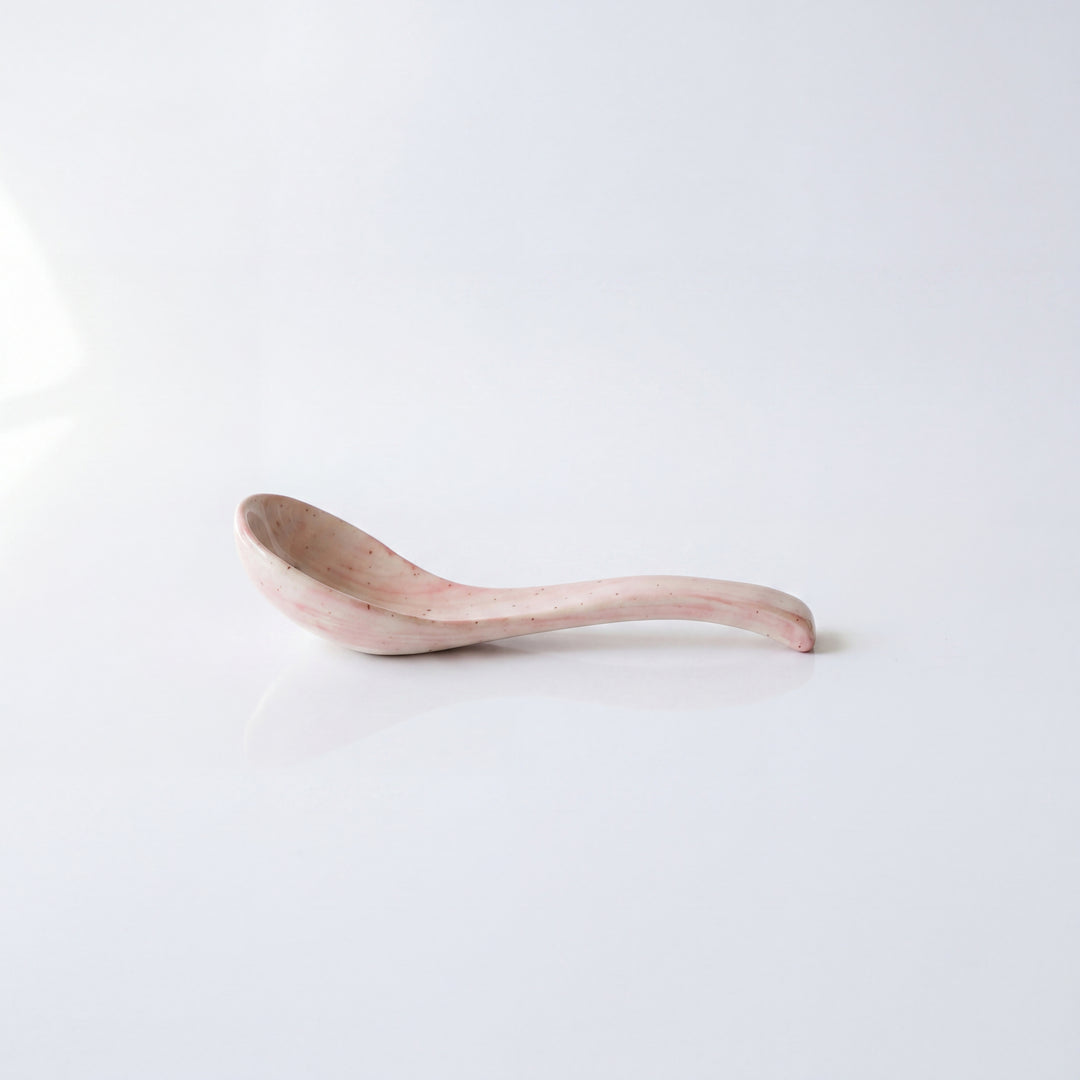 Ceramic Soup Spoon ( Rosewater )