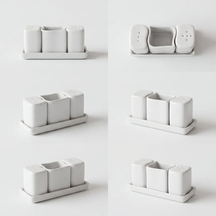 Salt Pepper Set ( Glossy White )