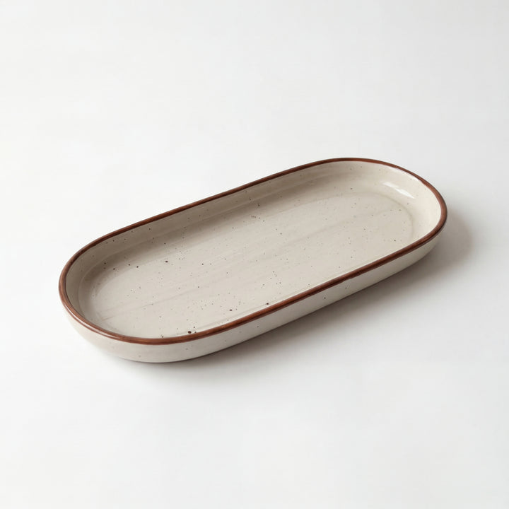 NV Oval Small Platter 12"x4.8" ( Ash )