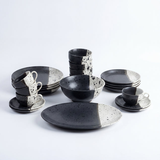 22 Pieces Coupe Classic Dinner Set ( 4 Persons ) ( Eclipse )