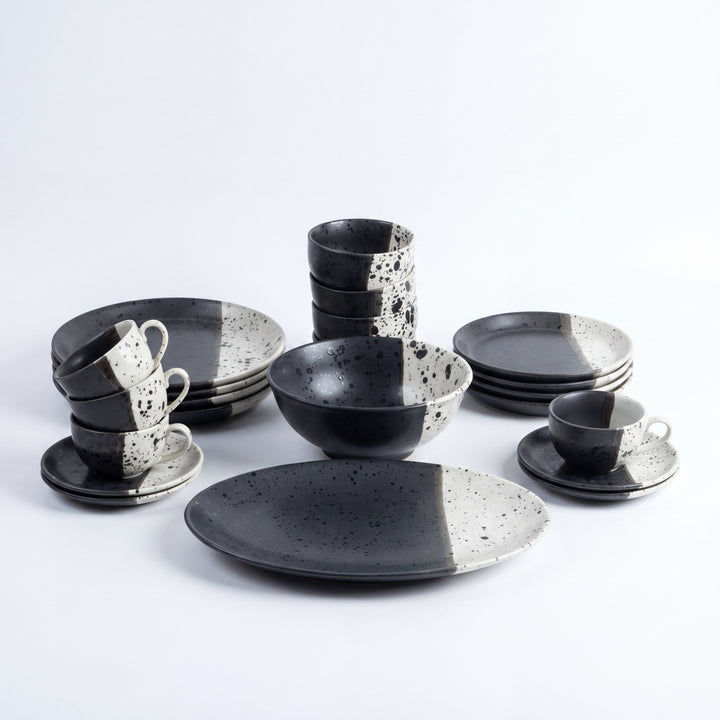 22 Pieces Coupe Classic Dinner Set ( 4 Persons ) ( Eclipse )