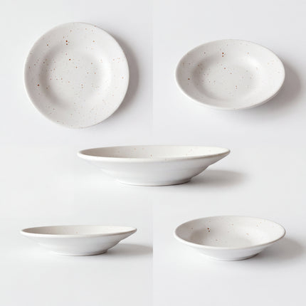 8 inch Deep Gravy Plate ( Snow Cocoa )