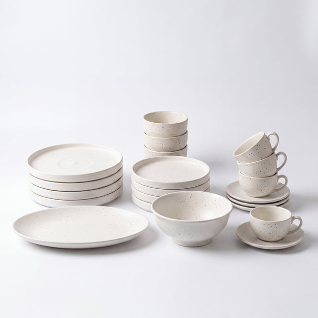 22 Pieces Dinner Set ( 4 Persons ) ( Snow Cocoa )