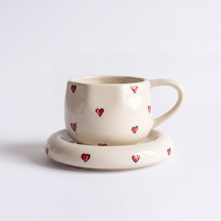 Signature Cup and saucer ( Love letter ) ( 300 ml )