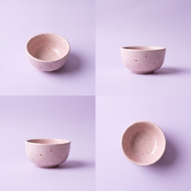 Round Sauce Ramekin Large 4cm Height x 8cm Width ( Old Rose Matte )