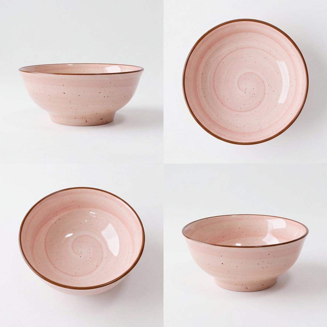 8 inch Round Bowl ( Rosewater )