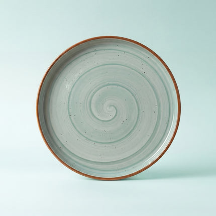10 inch Classic Plate ( Teal Colorline )