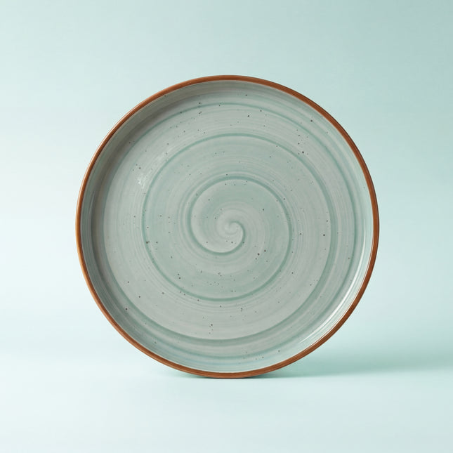 10 inch Classic Plate ( Teal Colorline )