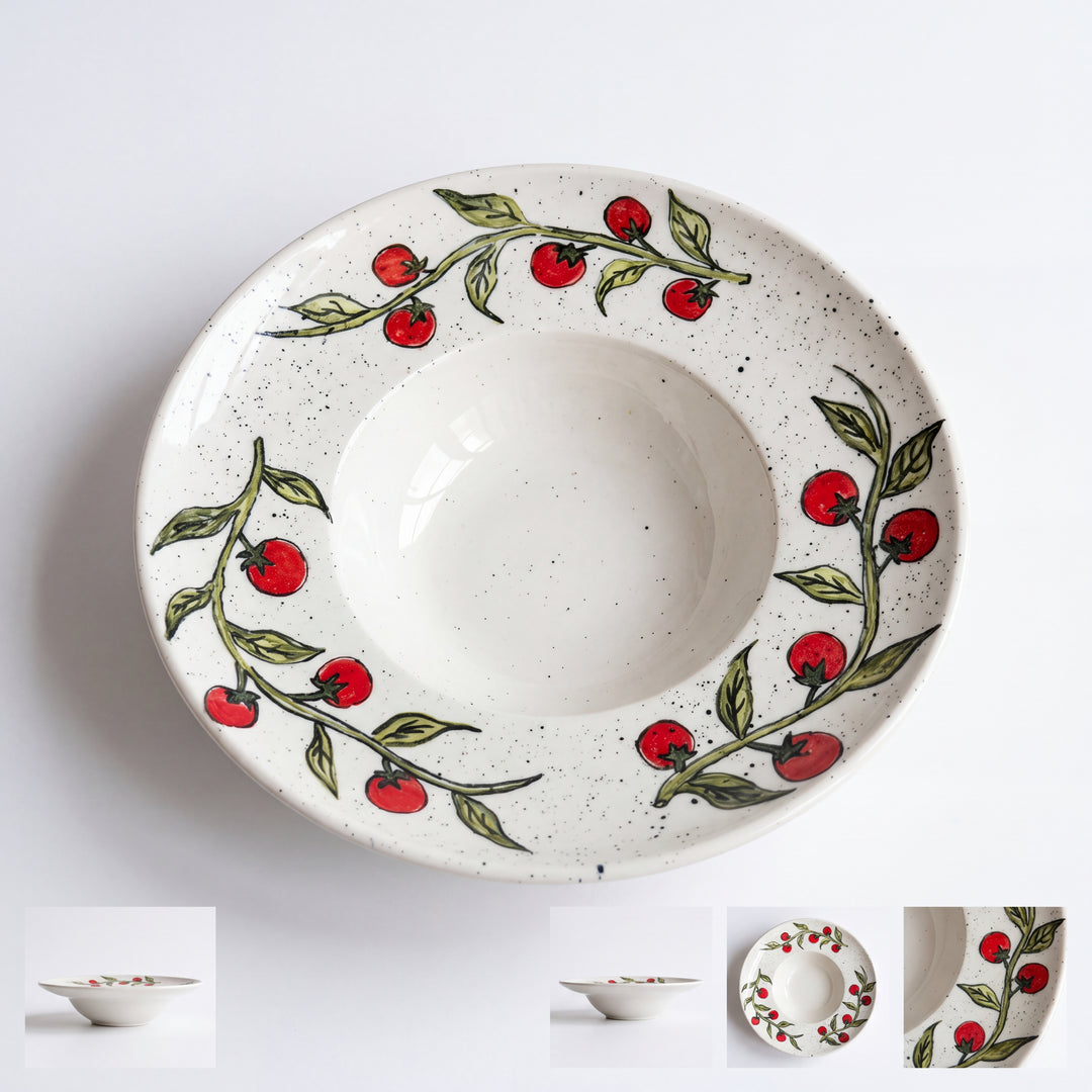 9.5 inch Pasta Plate Deep ( Roma Vine )