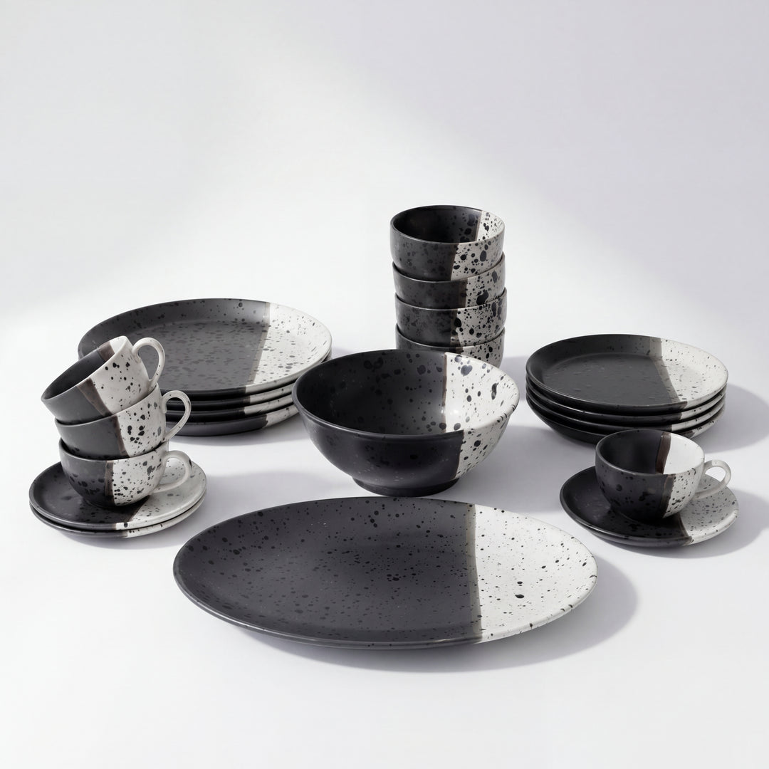 22 Pieces Coupe Classic Dinner Set ( 4 Persons ) ( Eclipse )