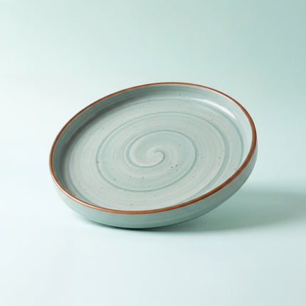 10 inch Classic Plate ( Teal Colorline )