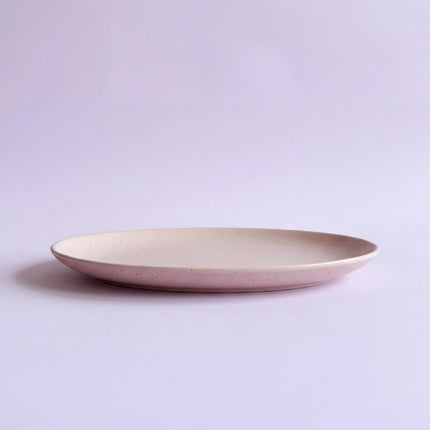 13 inch Rimless Rice Dish ( Old Rose Matte )
