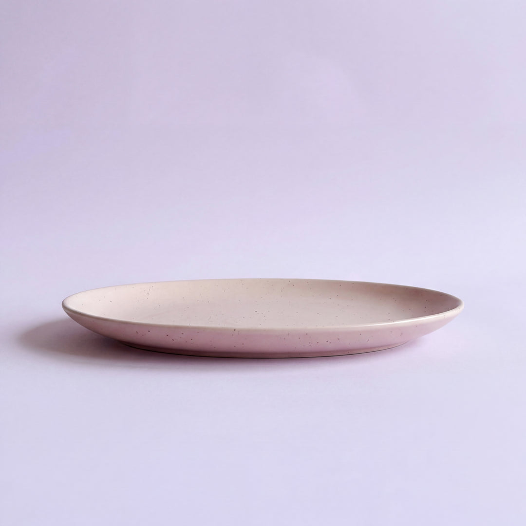 13 inch Rimless Rice Dish ( Old Rose Matte )