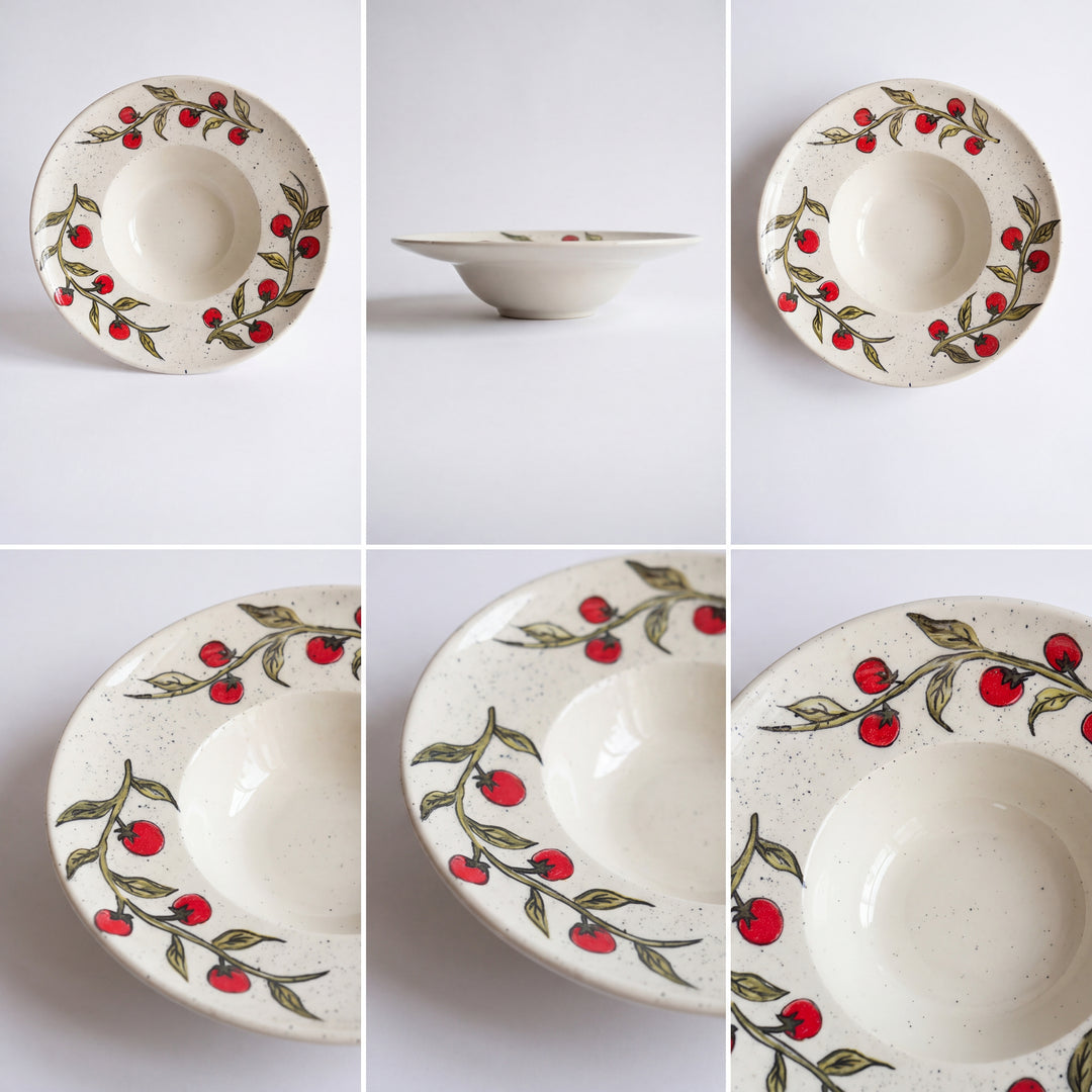 9.5 inch Pasta Plate Deep ( Roma Vine )
