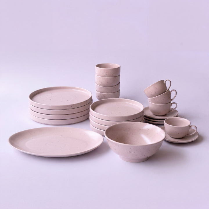 22 Pieces Dinner Set ( 4 Persons ) ( Old Rose Matte )
