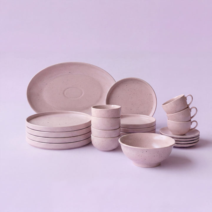 22 Pieces Dinner Set ( 4 Persons ) ( Old Rose Matte )