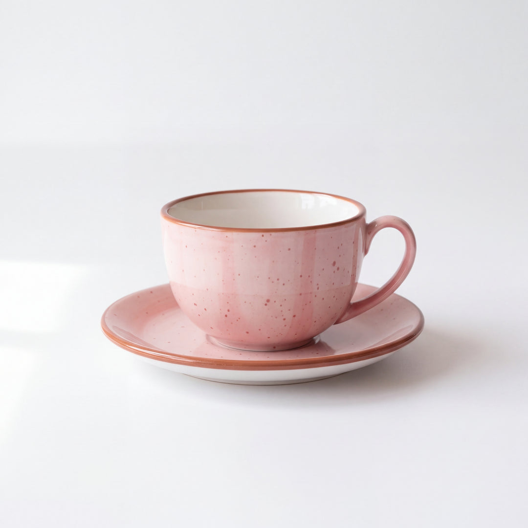 WM Cup with Saucer ( Rosewater ) ( 220 ml ) ( 1+1 )