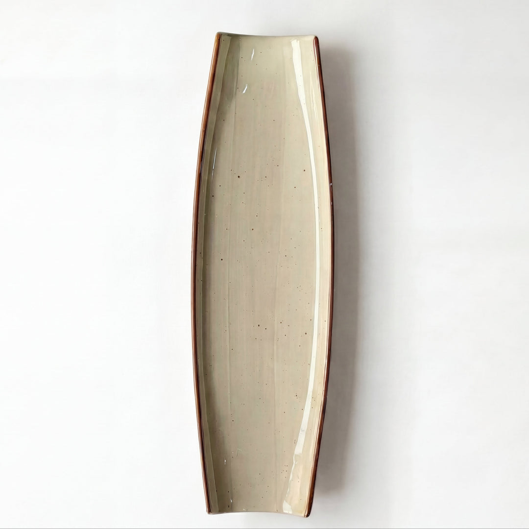 Curved Sushi Platter ( Ash )