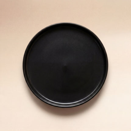 8 inch Lite Classic Plate ( Textured Black Matte )