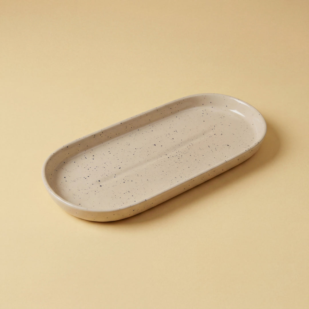 NV Oval Small Platter 12"x4.8" ( Dune )