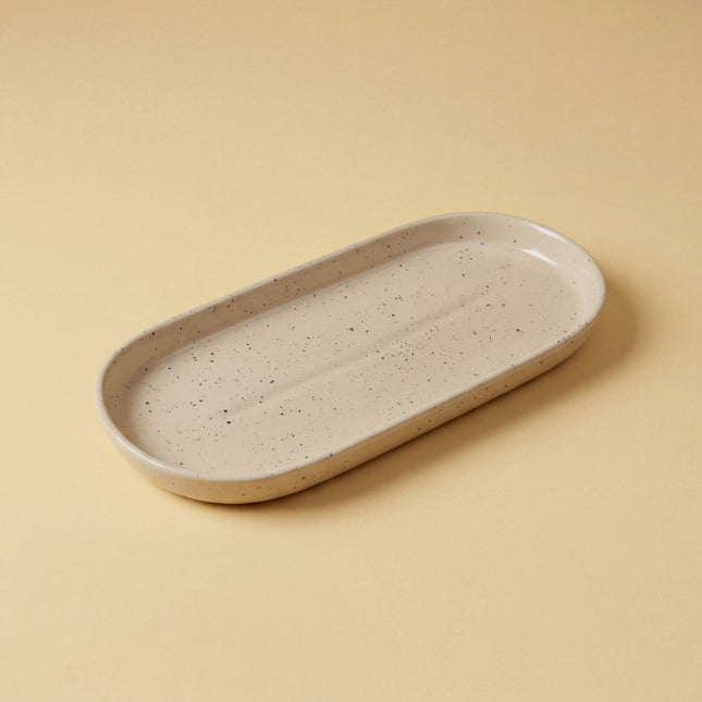 NV Oval Small Platter 12"x4.8" ( Dune )