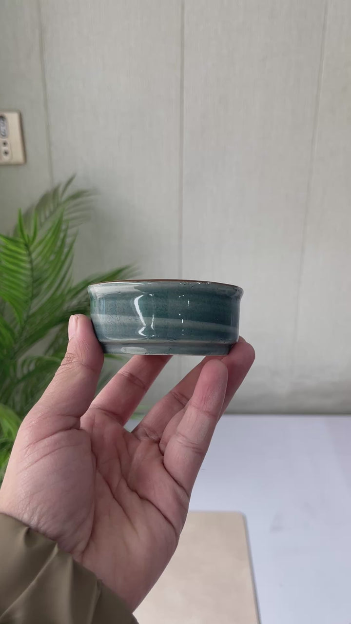 Leftover RK Sauce Ramekin ( Peacock Green Colorline ) ( Set of 3 )