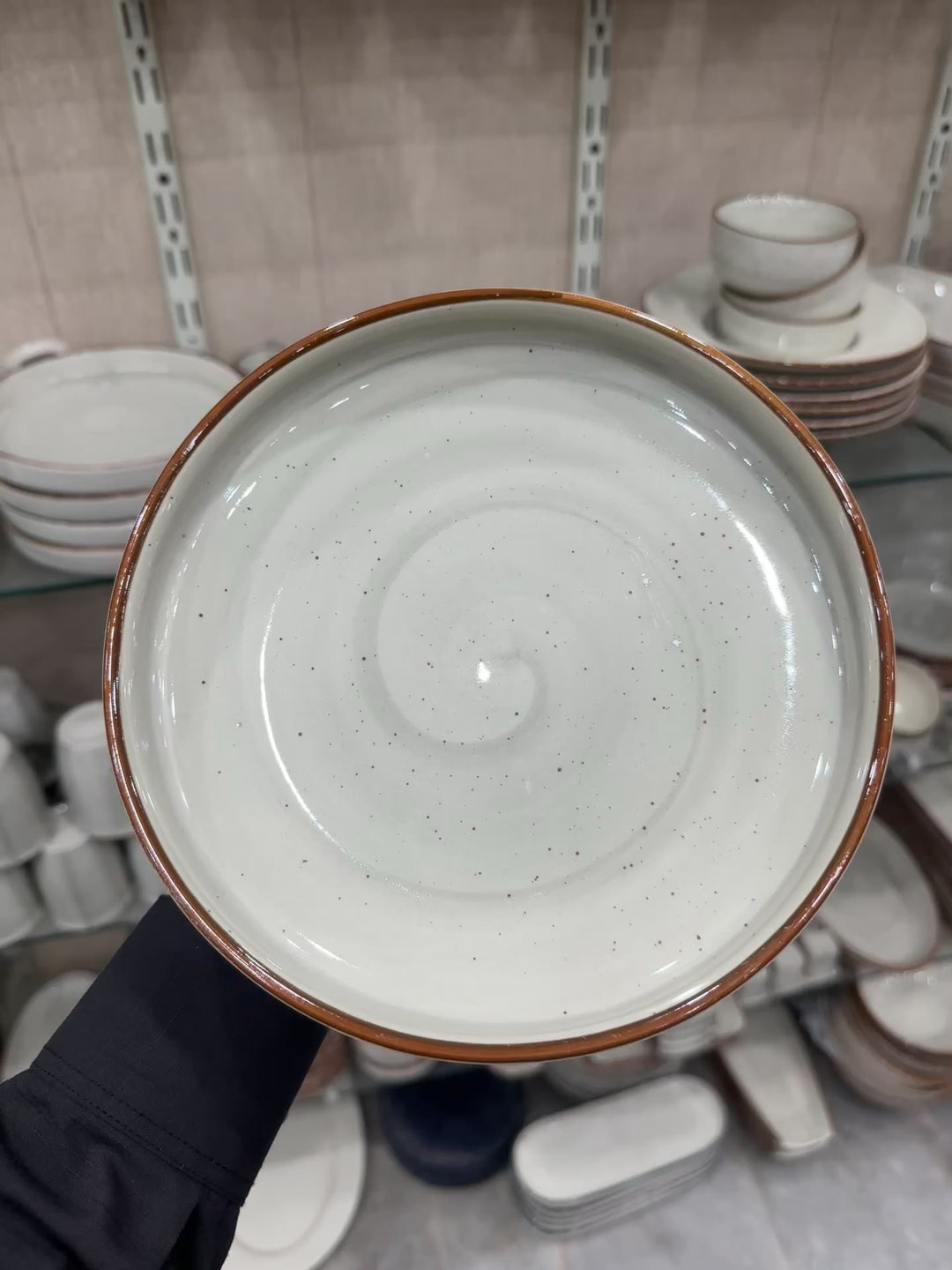 Leftover 8 inch Deep Classic Plate ( Ash )