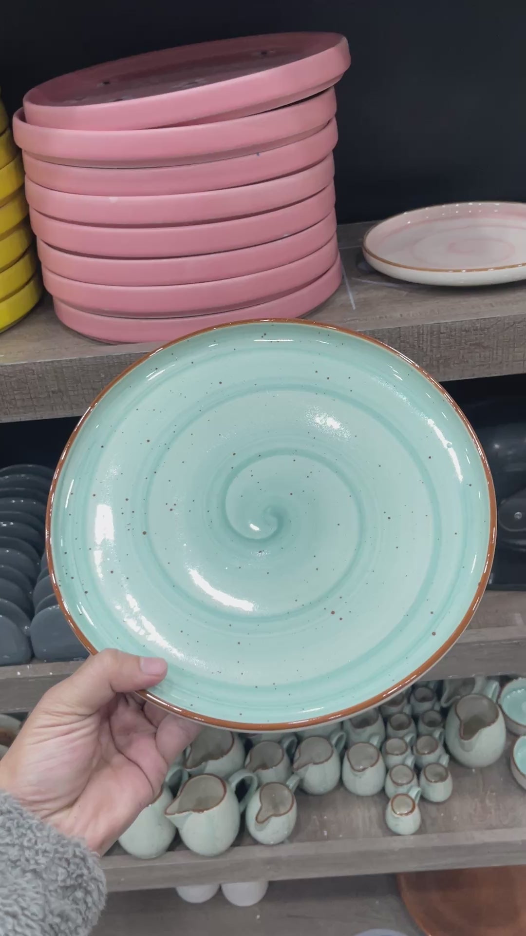 Leftover 10 inch Lite Classic Plate ( Breeze )