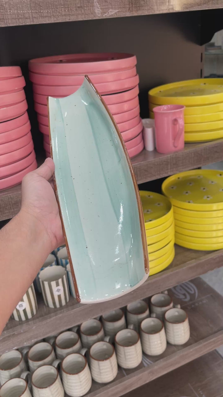 Leftover Curved Sushi Platter 14"x4" ( Breeze )