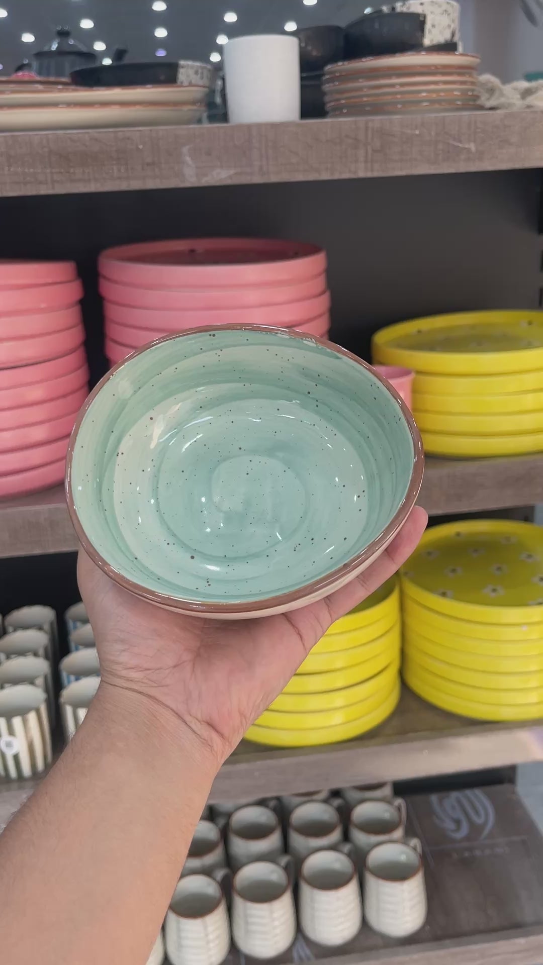Leftover 4 inch Curved Bowl ( Breeze )