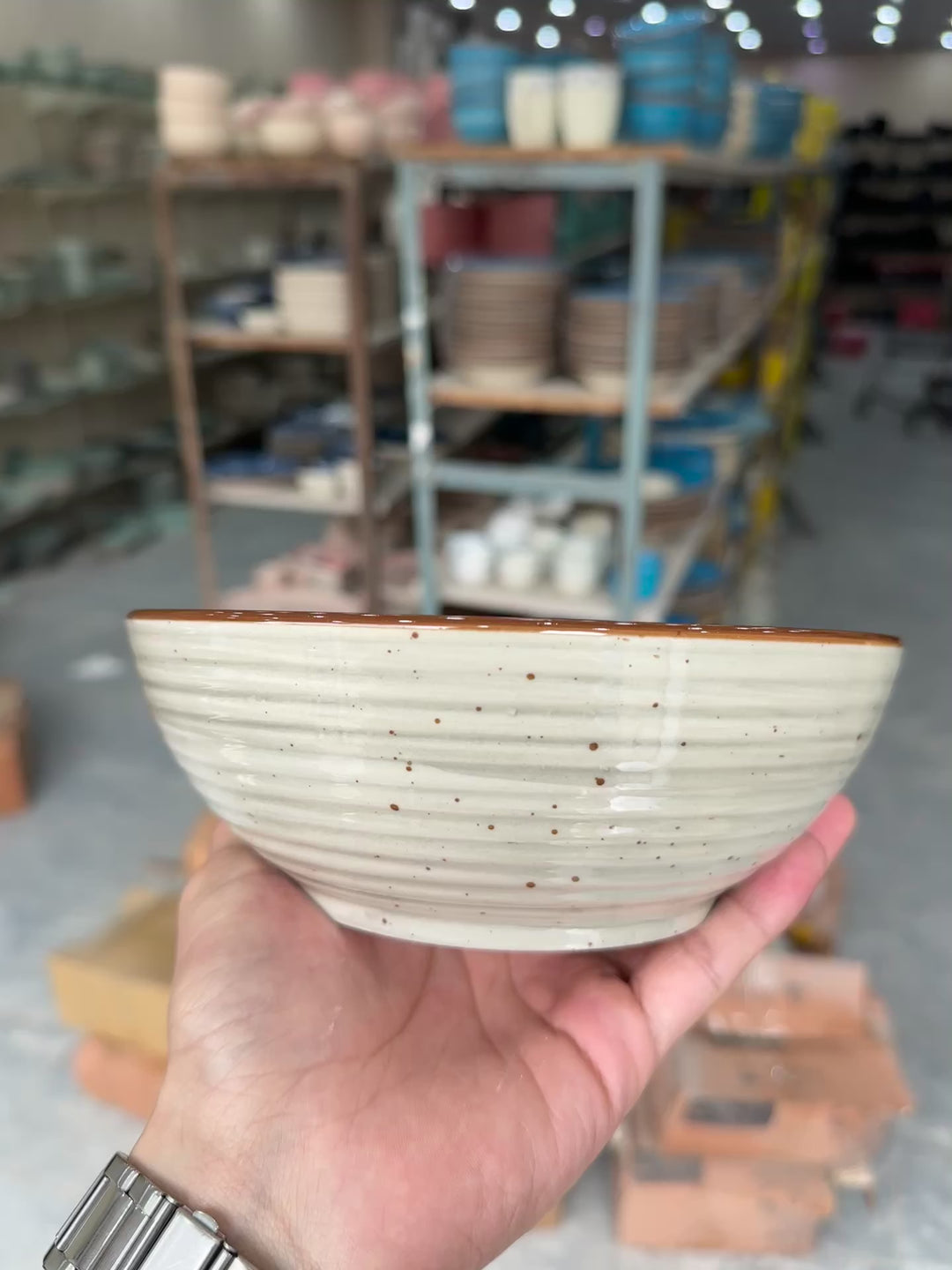 Leftover 7 inch Ripple Bowl ( Ash )