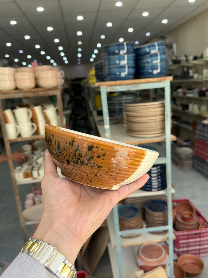 Leftover 7 inch Ripple Bowl ( Sandstorm Series )