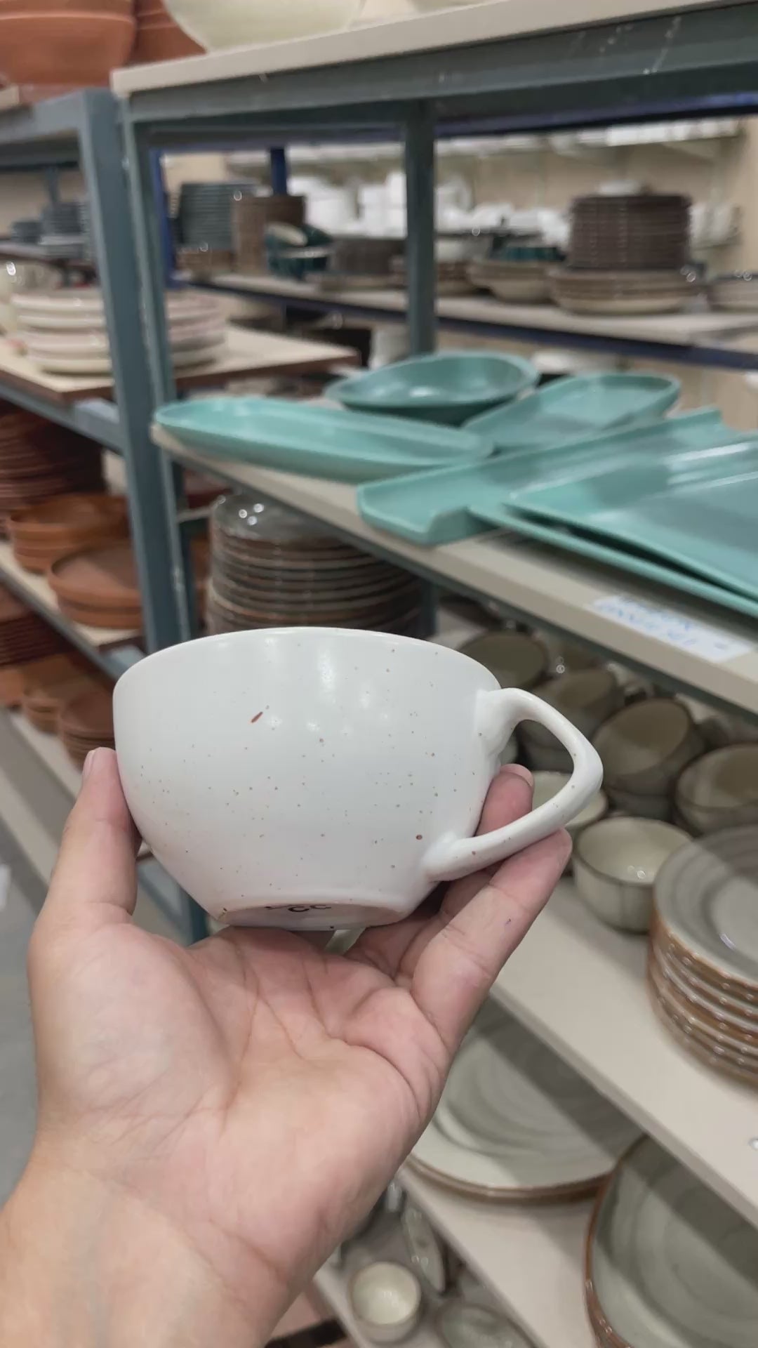 Leftover D Handle Coffee Cup Small ( Snow Cocoa ) ( 220 ml )