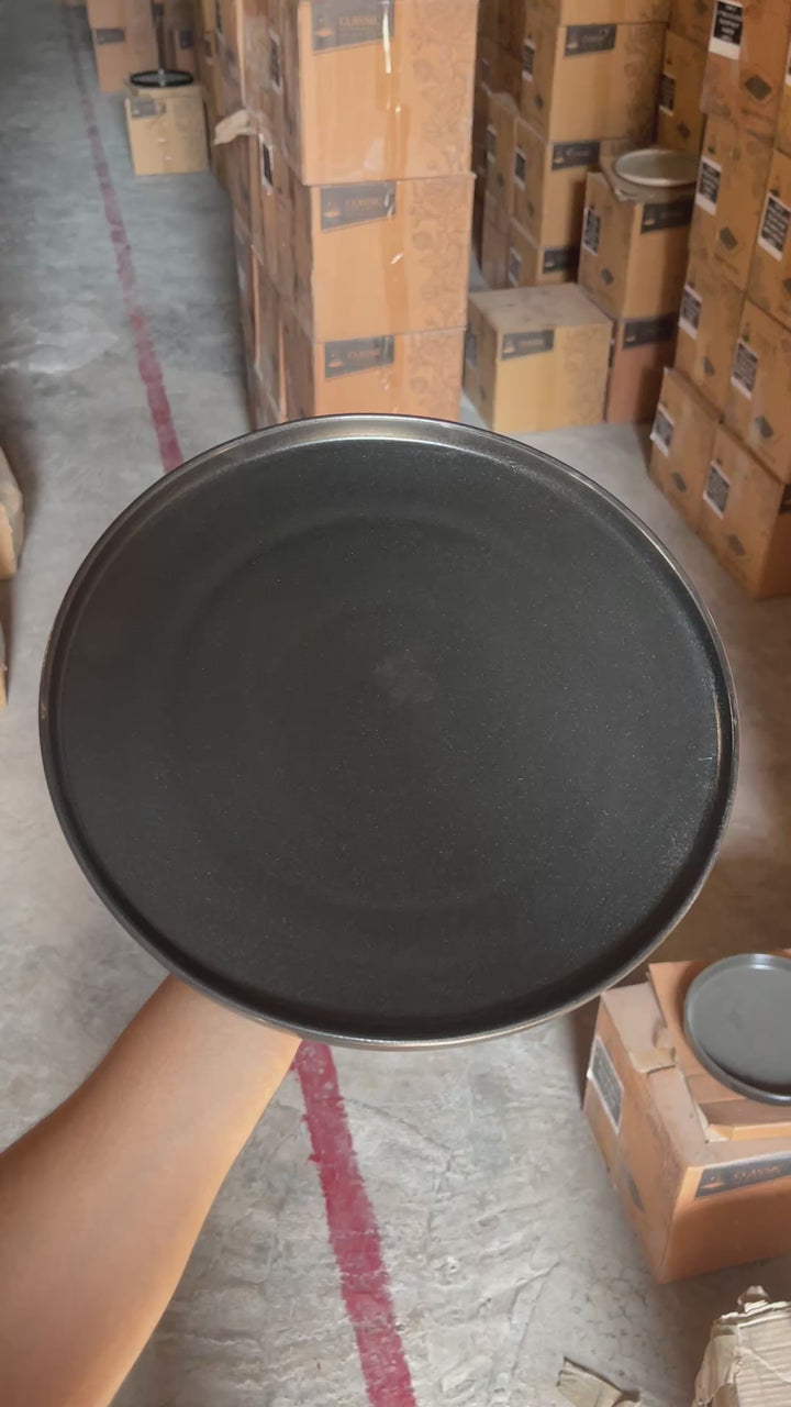 Leftover 12 inch Classic Plate ( Noir )