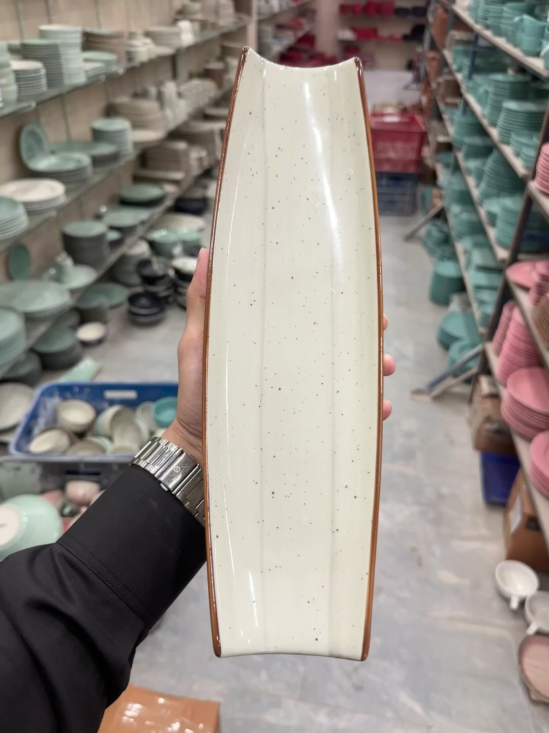 Leftover Curved Sushi Platter ( Ash )