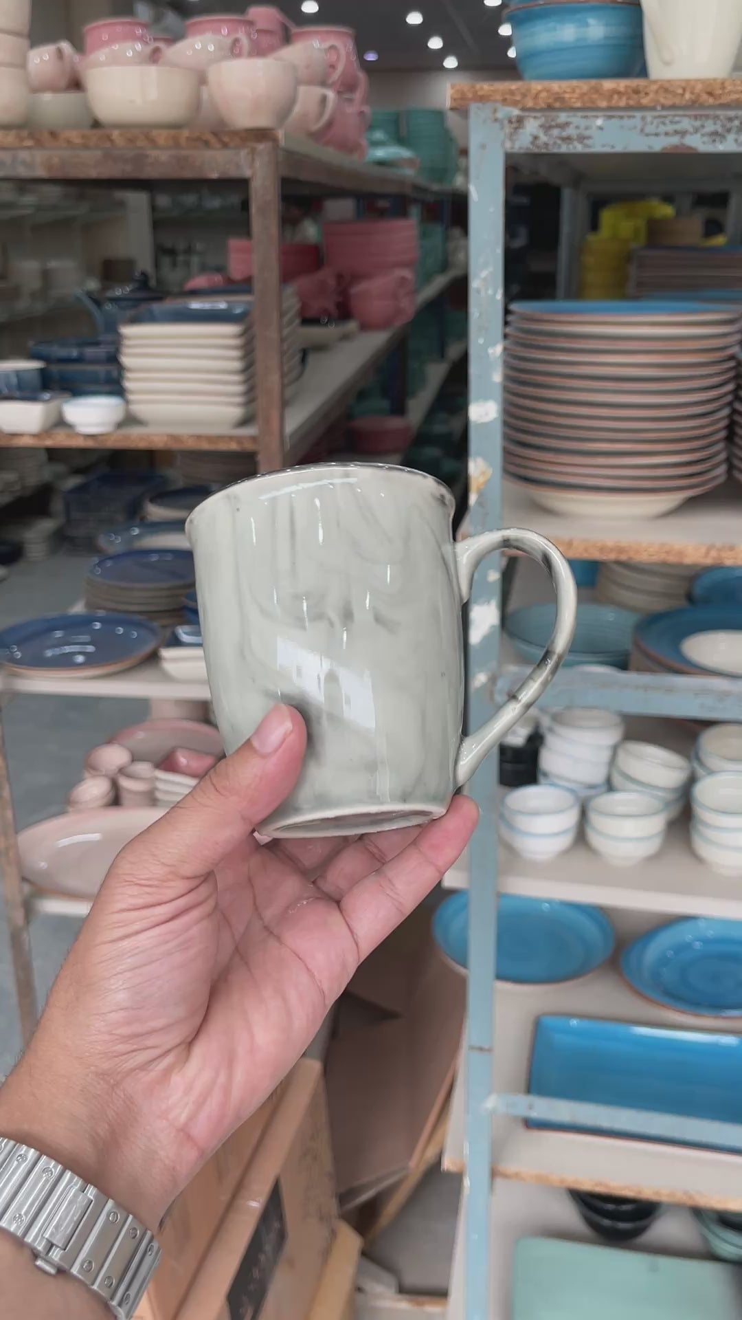 Leftover 005 Mug ( Black Marble ) ( 350 ml )