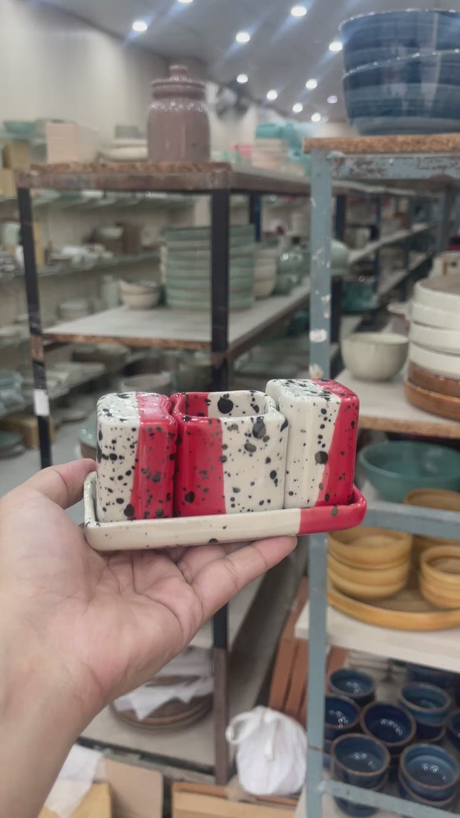 Leftover Salt Pepper Set ( Red Eclipse )