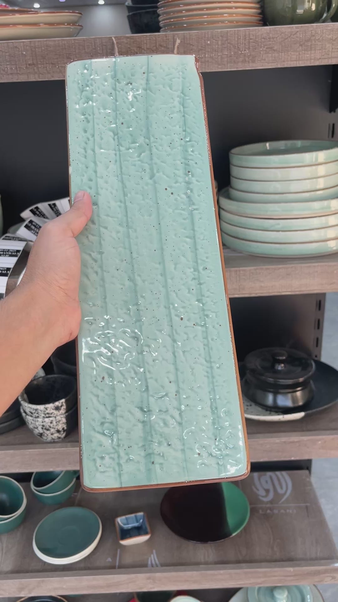 Leftover 15.5" x 6" Flat Rectangular Slab ( Breeze )