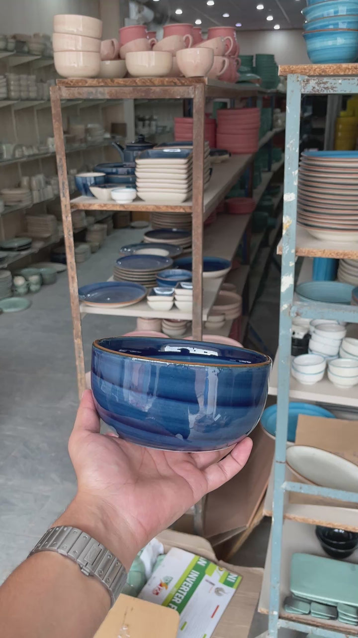 Leftover 6 inch Noodle Bowl ( Indigo )