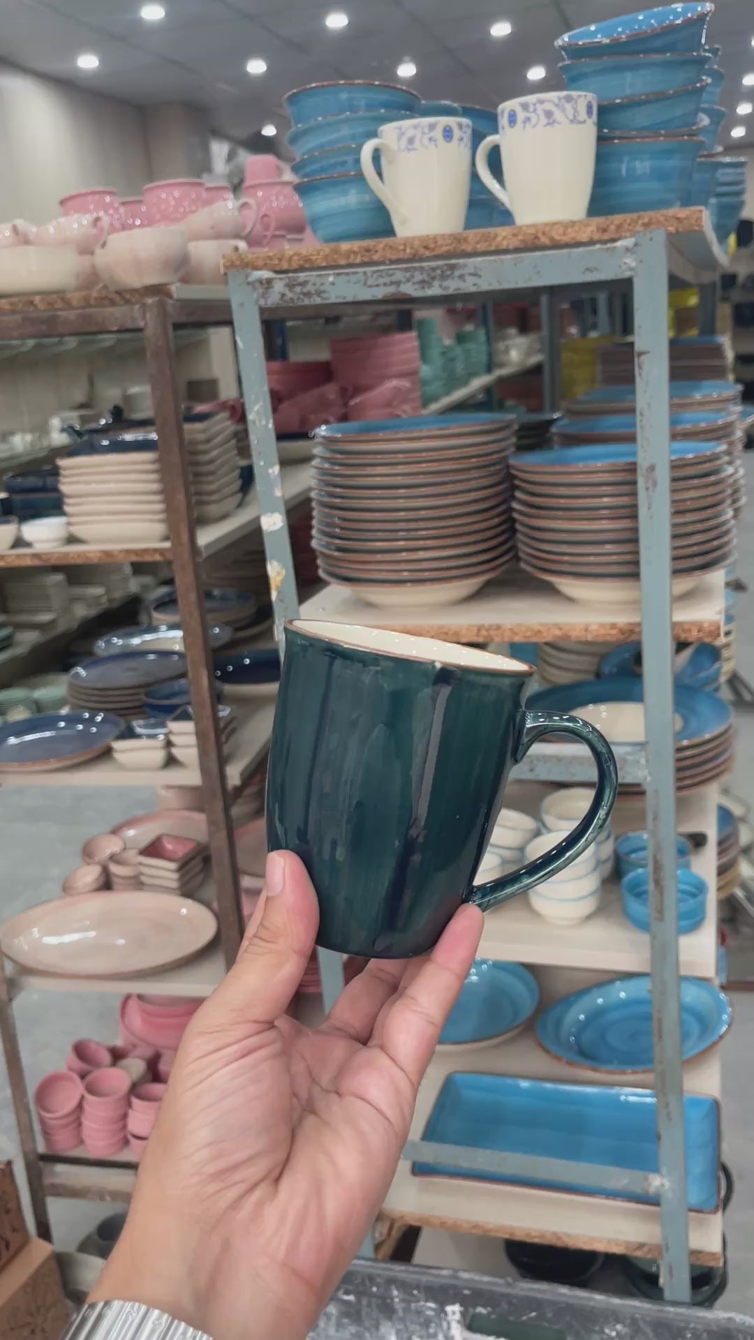 Leftover 005 Mug ( Peacock Green Colorline ) ( 350 ml )