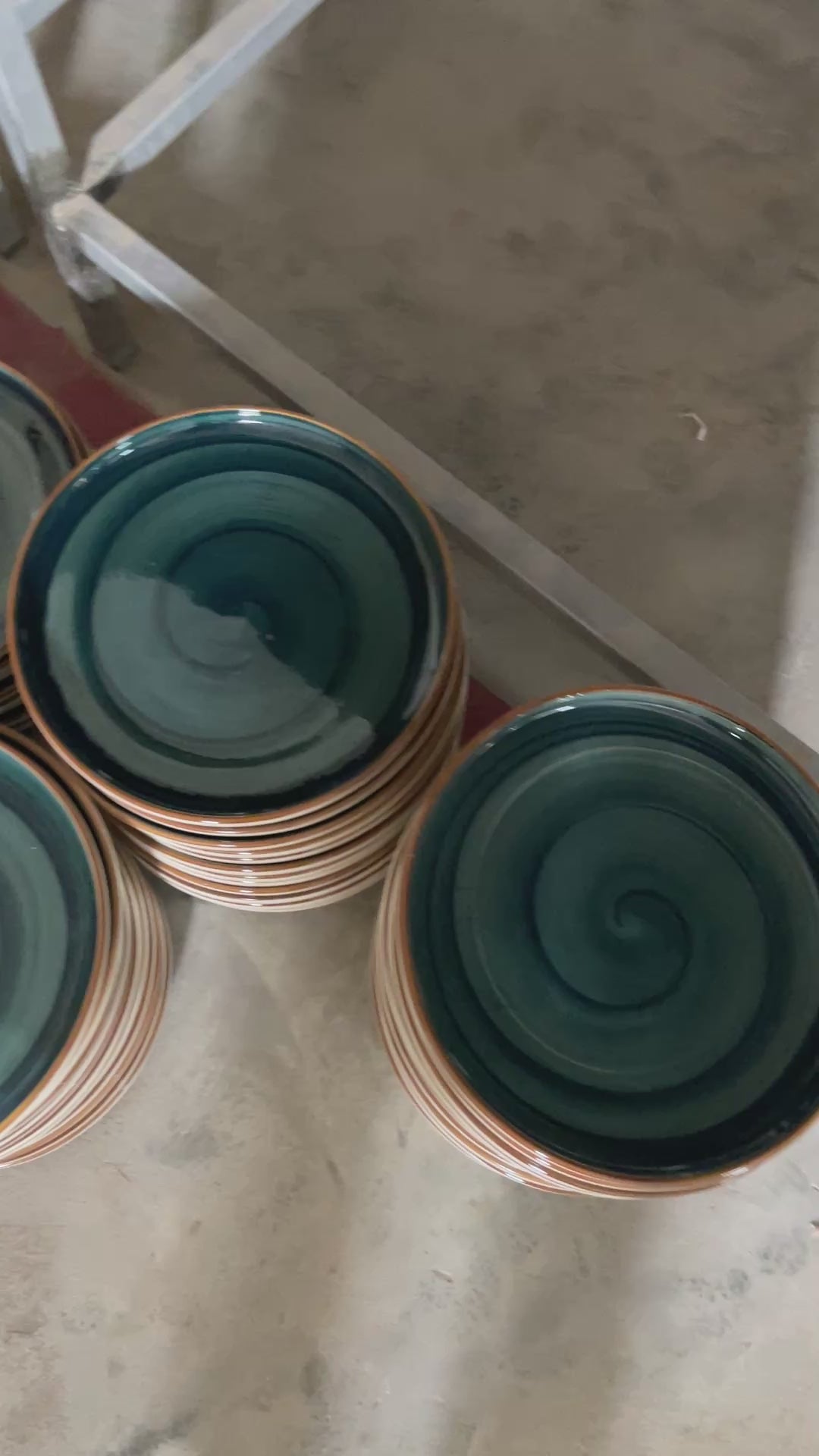 Leftover 10 inch Lite Classic Plate ( Peacock Green Colorline)