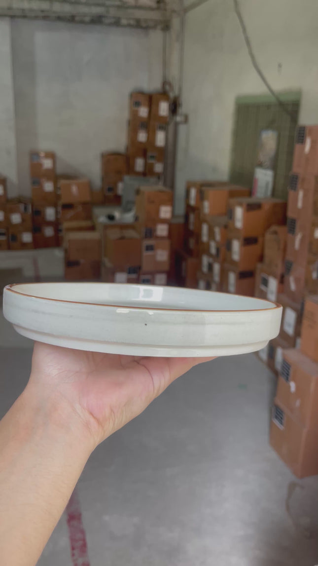 Leftover 8 inch Classic Plate ( Grey Colorline )