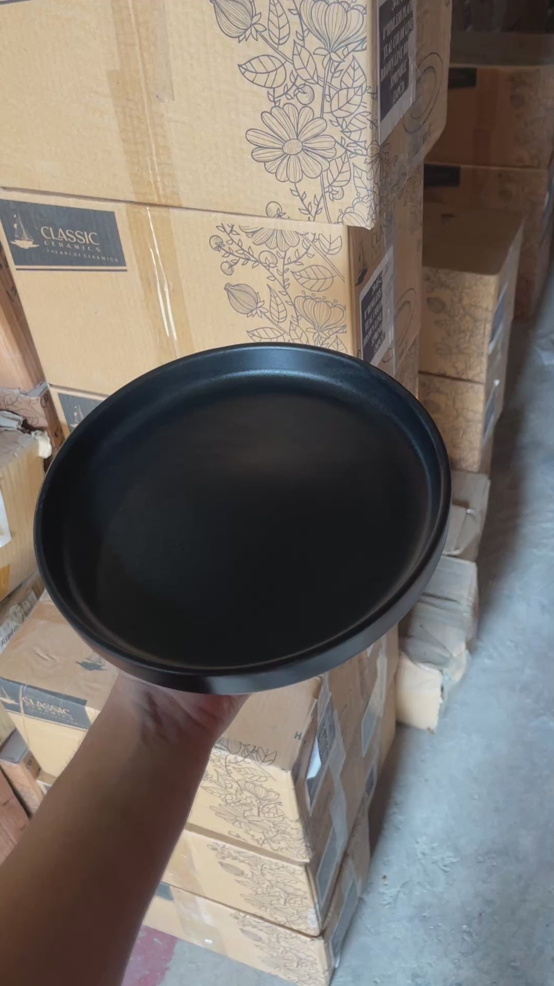 Leftover 8 inch Classic Plate ( Noir )