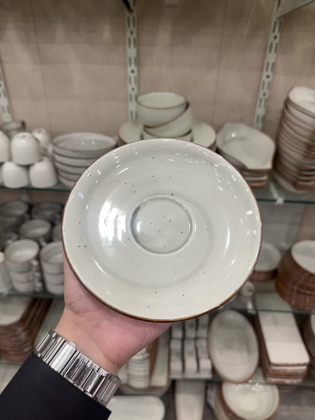 Leftover 6 inch NH Saucer ( Grey Colorline )