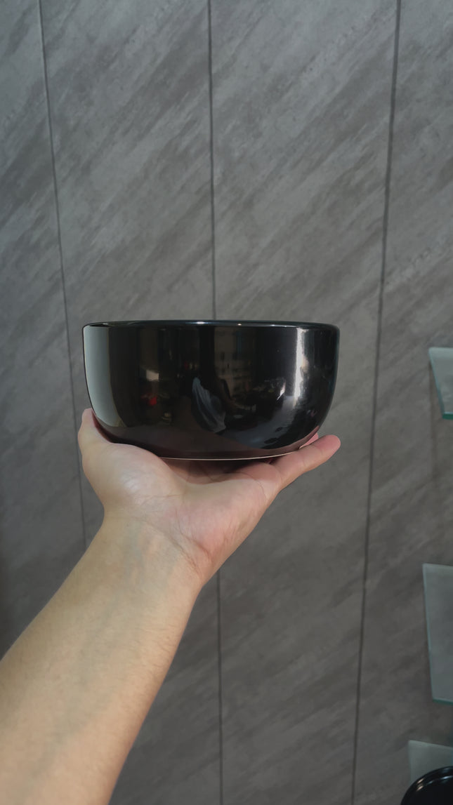 6 inch Noodle Bowl ( Glossy Black )