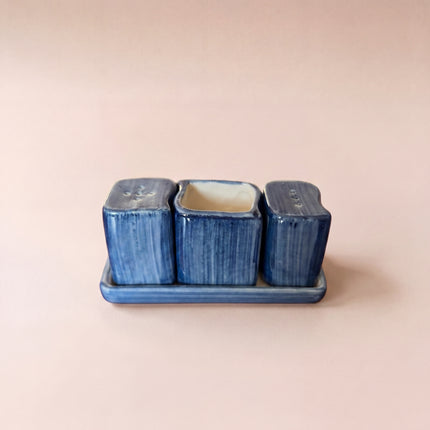 Salt Pepper Set ( Cobalt Blue Colorline )