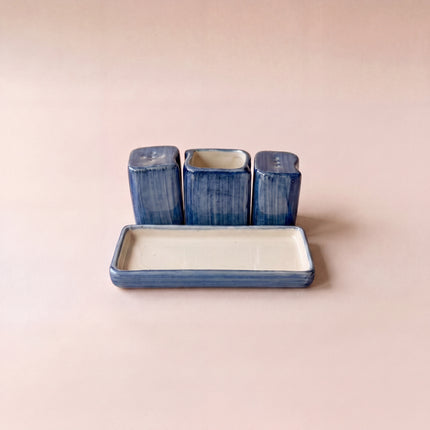 Salt Pepper Set ( Cobalt Blue Colorline )