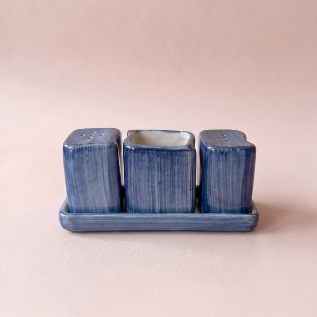 Salt Pepper Set ( Cobalt Blue Colorline )