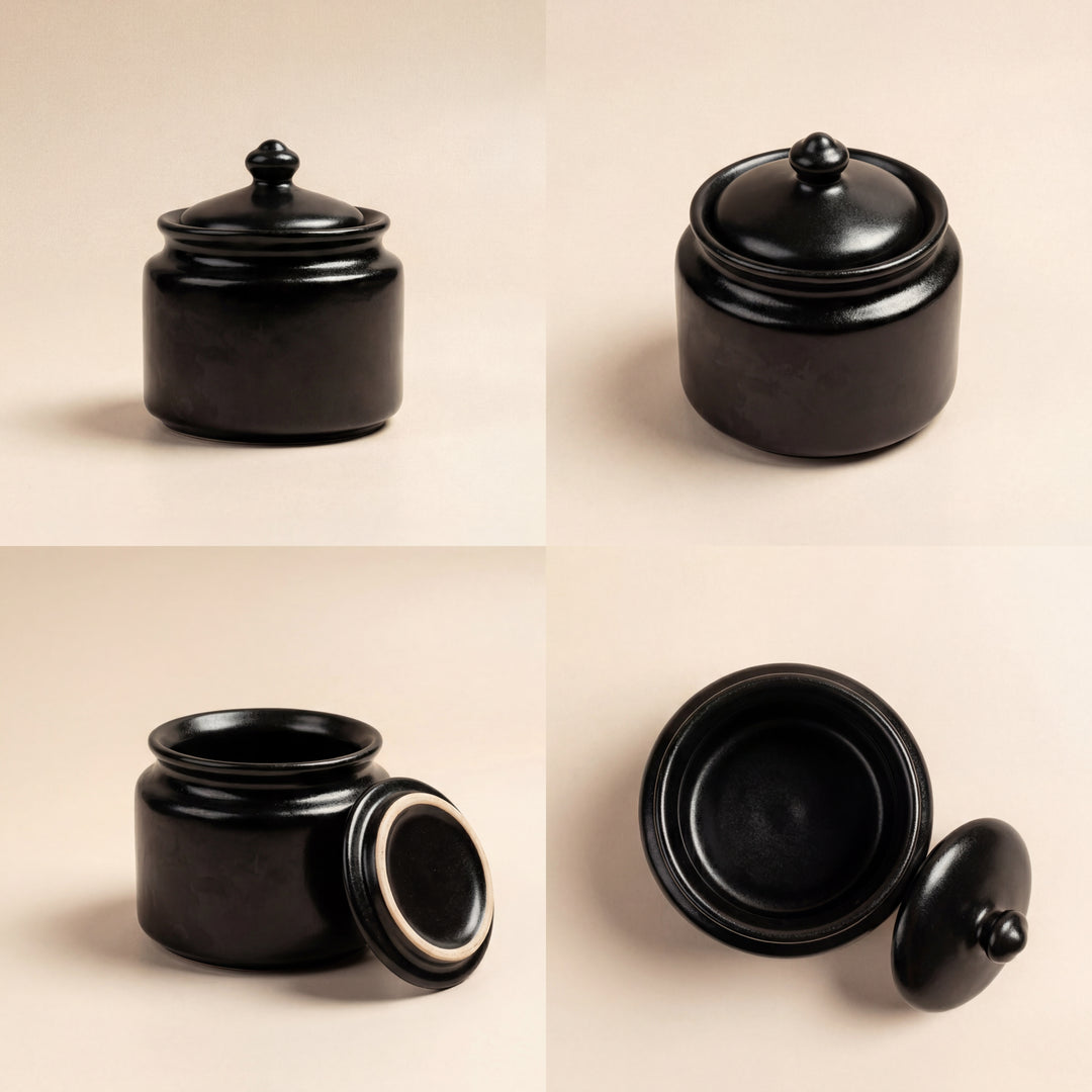 RK Sugar Pot ( Noir ) ( 360 ml )